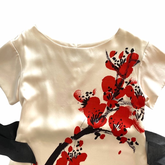 Jayson Brundson Silk Cherry Blossom Dress | US 8 NWT - Picture 8 of 14